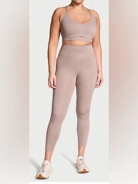VSX Essential High-Rise Pocket Legging, XS, taupe NWT